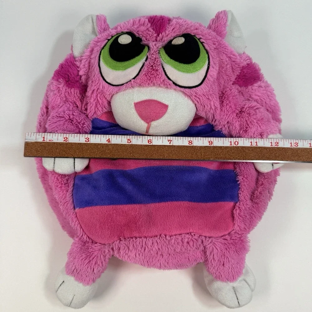 Pink Plush Cat Backpack Y2K Kids Senior Year Kiddie Backpack Trend Jay Franco